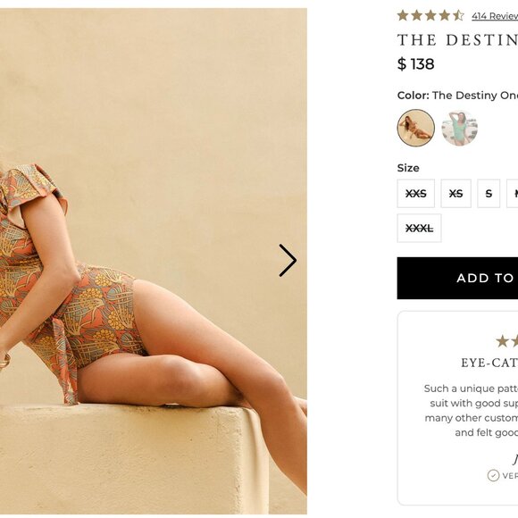 Albion Destiny One Piece- NEW w/ Tags!! Size L - Picture 9 of 10